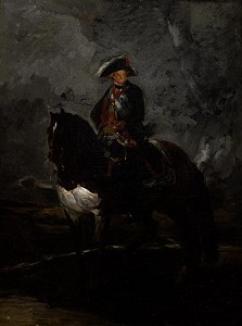 Bosquexo do Retrato de Carlos IV a cabalo
