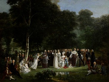 Luís XVI recibindo ó duque d’Enghien