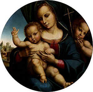 A Virxe co Neno e San Xoanito