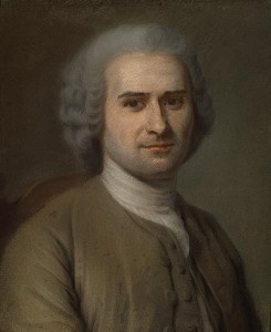 Retrato de Jean-Jacques Rousseau 